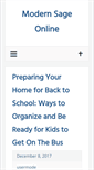 Mobile Screenshot of modernsageonline.com